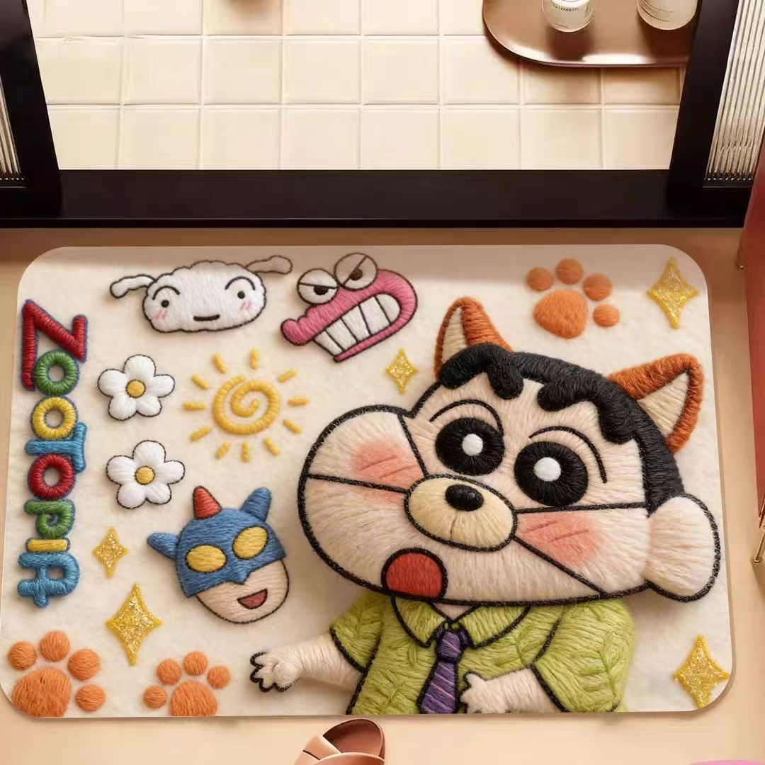 Animated Character Plush Bath Mat | TheKanta