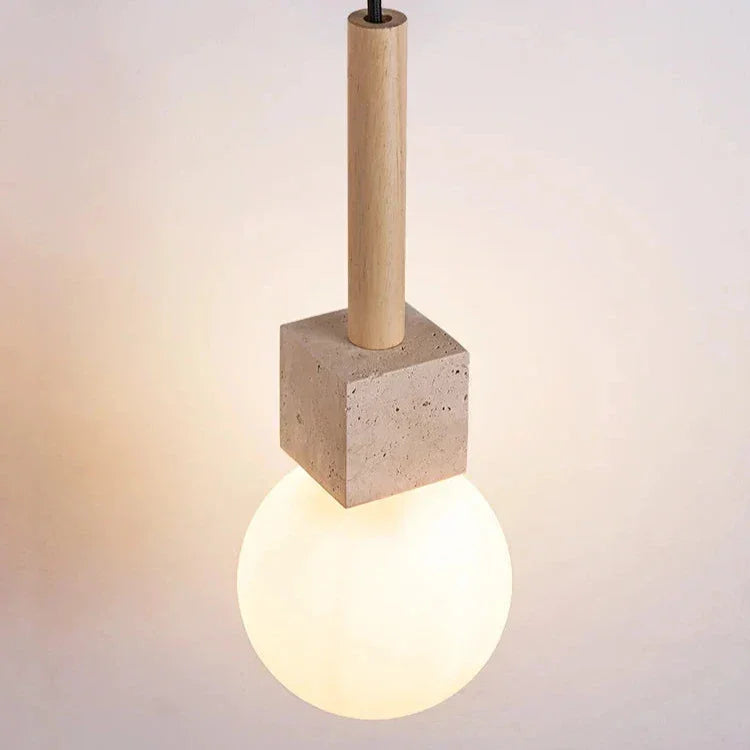 Anmoda Travertine Pendant Lamp