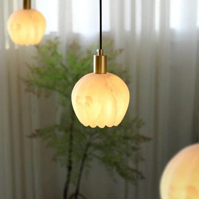 Anmossa Alabaster Pendant Light