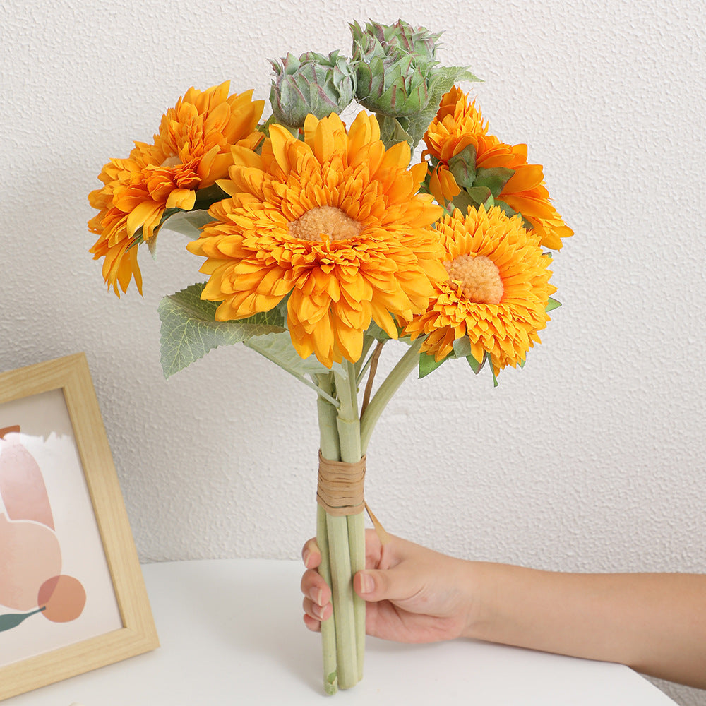 Artificial Bouquet with Detail-Loving Flowers and Leaves | TheKanta