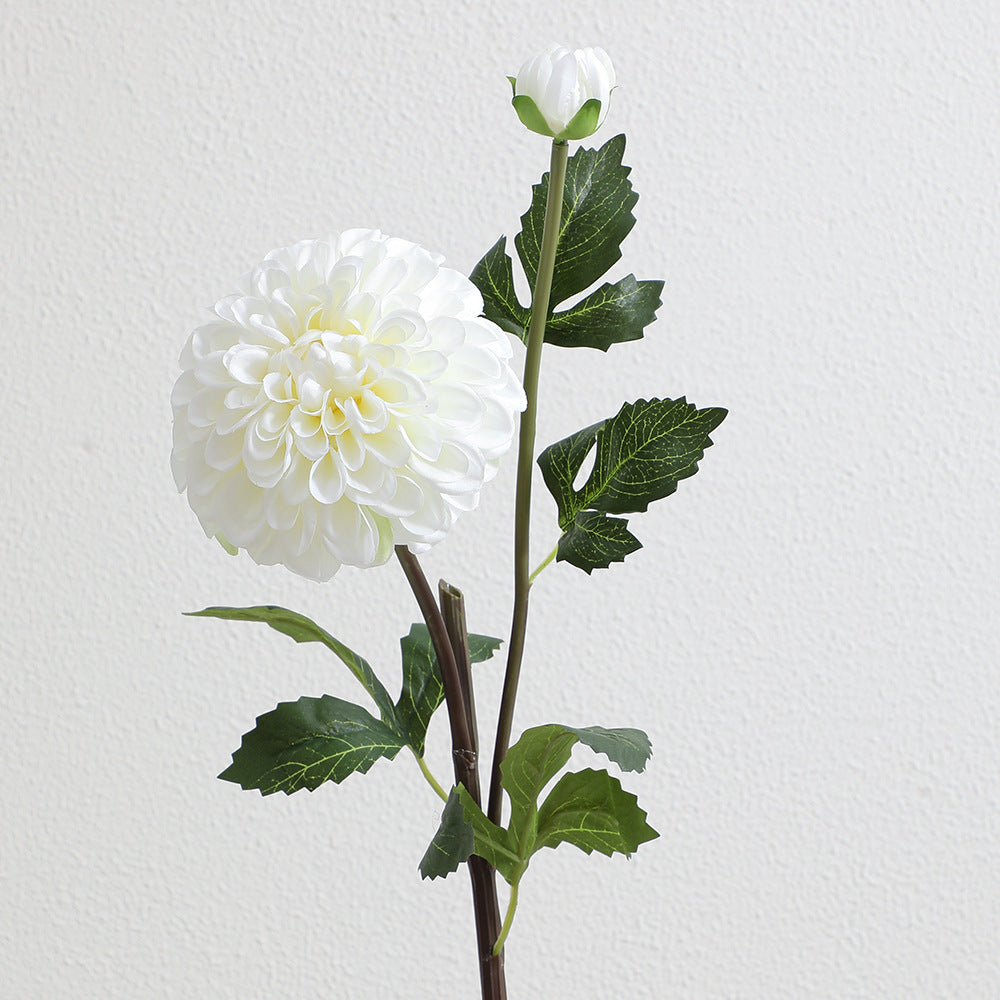 Artificial Dahlia Flower Branch with Realistic Texture | TheKanta