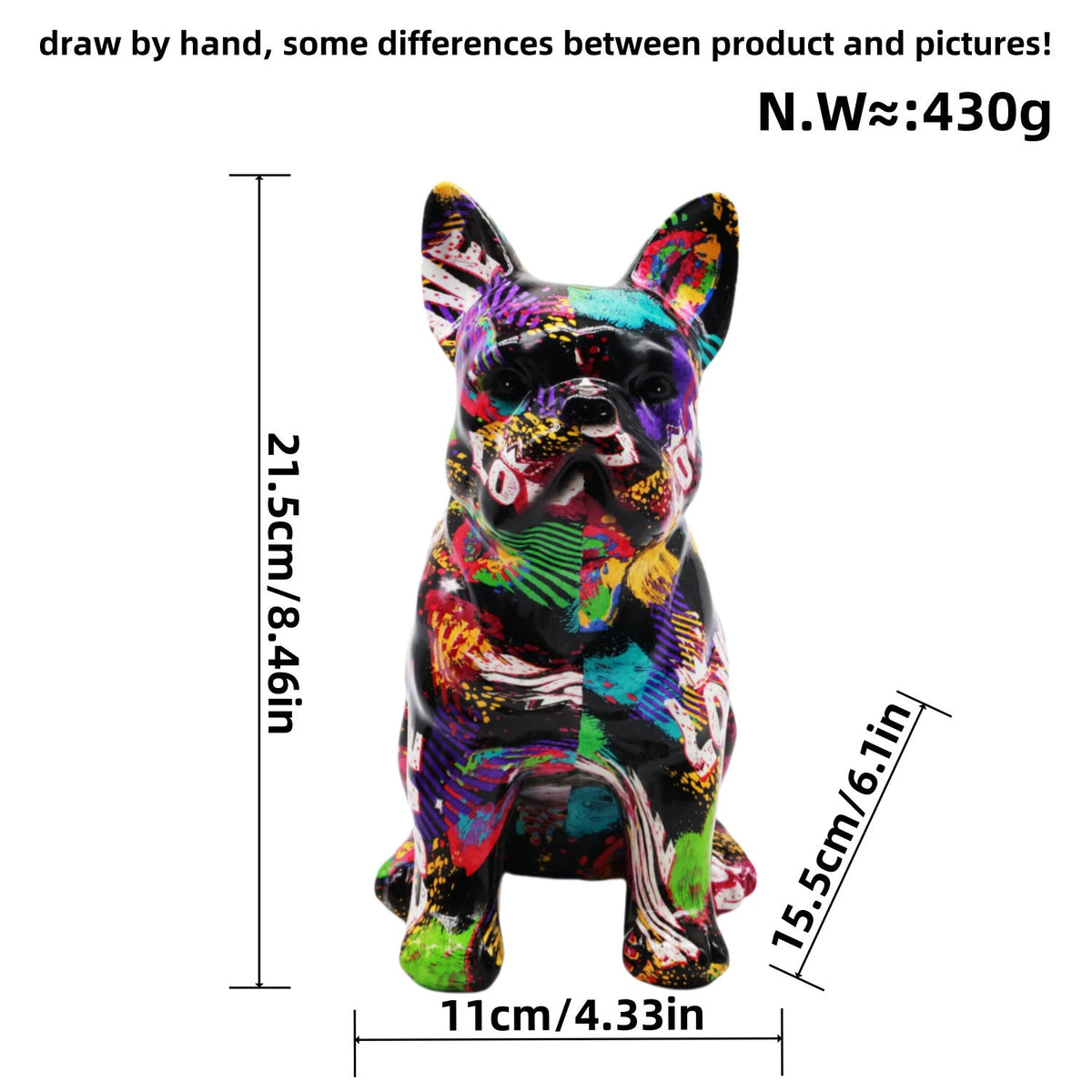 Artistically Designed Bulldog Figure | TheKanta