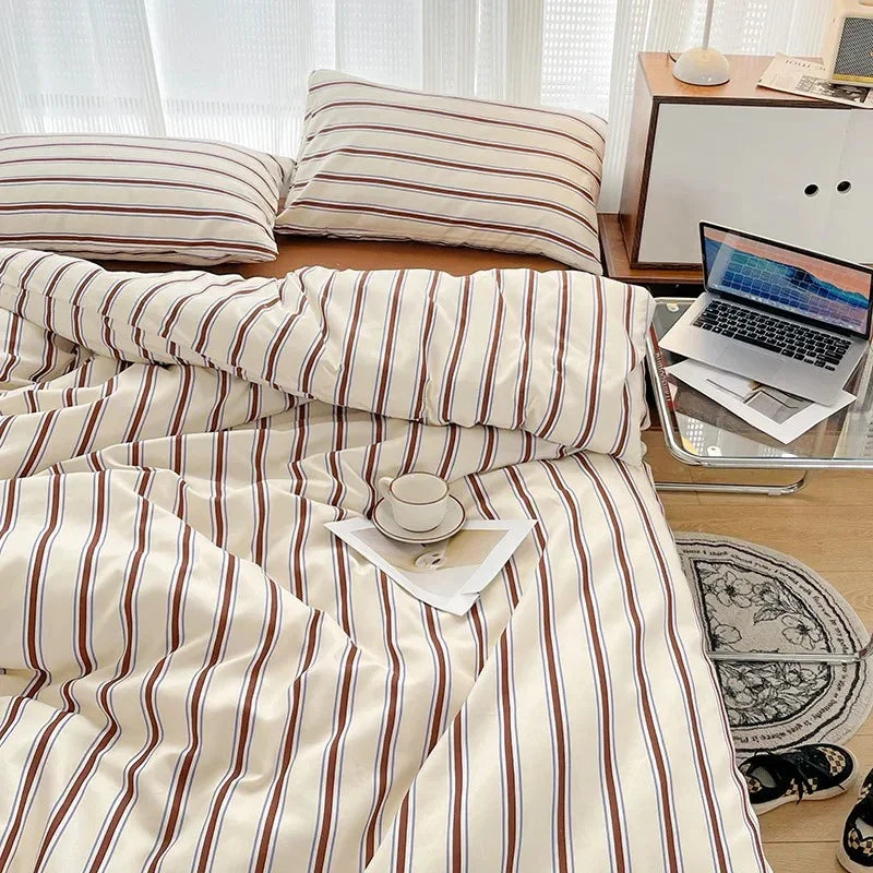 Ashborra Striped Bedding Set