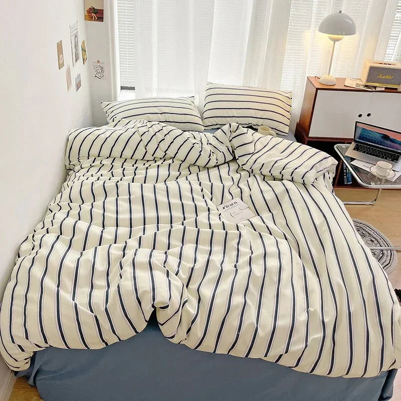 Ashborra Striped Bedding Set