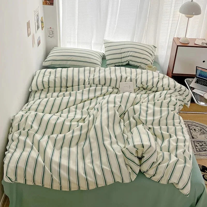 Ashborra Striped Bedding Set