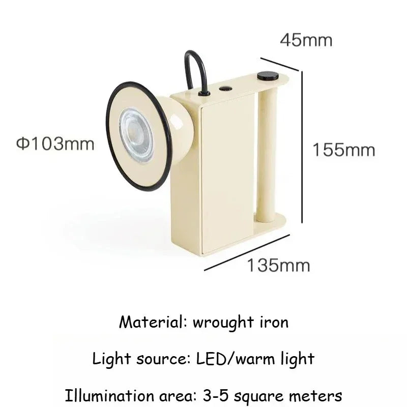 Ashfessa Compact Magnetic Wall Lamp