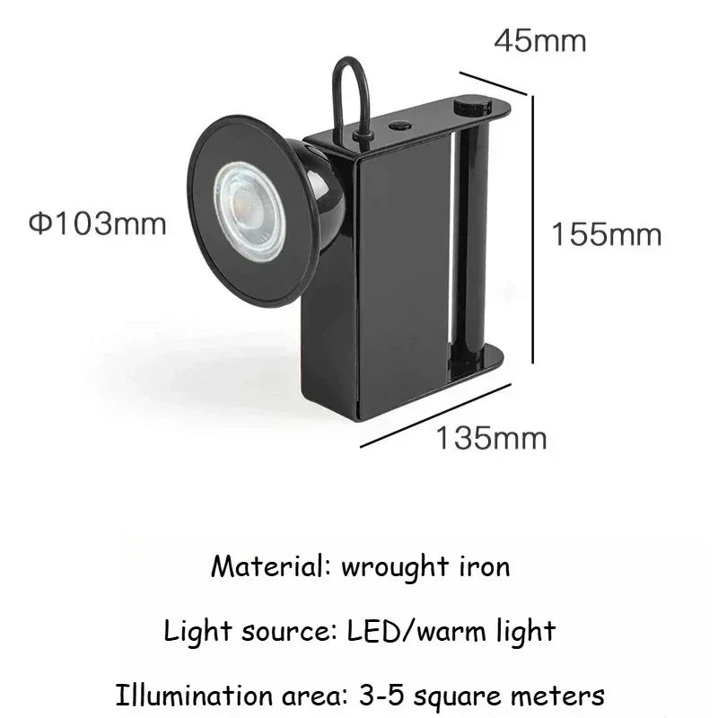 Ashfessa Compact Magnetic Wall Lamp