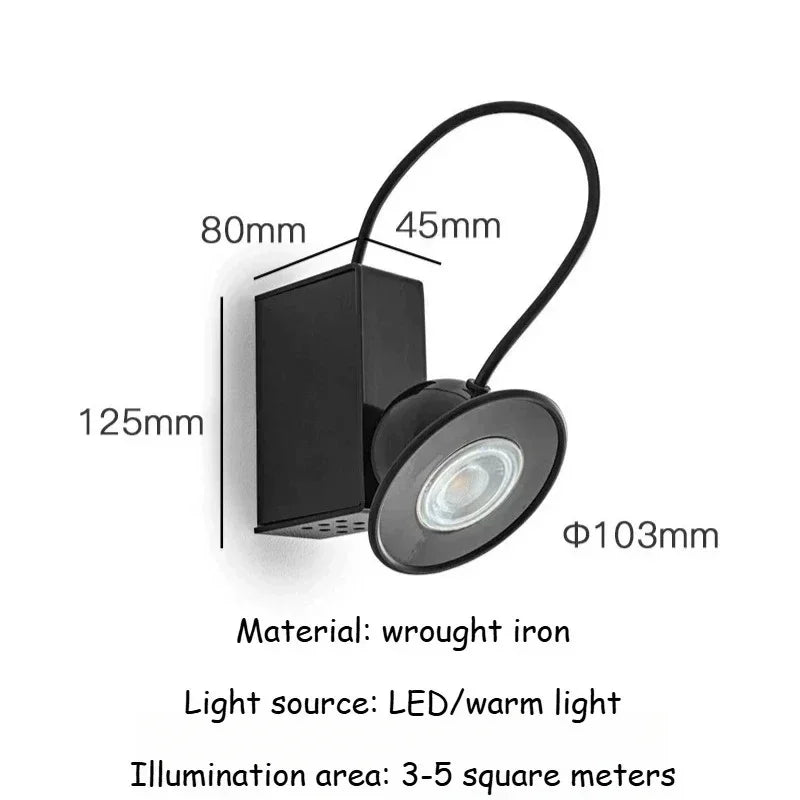 Ashfessa Compact Magnetic Wall Lamp