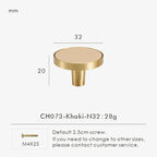 Ashmesa Brass & Cow Leather Handle