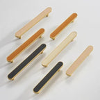 Ashmesa Brass & Cow Leather Handle