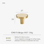 Ashmesa Brass & Cow Leather Handle
