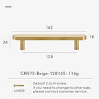 Ashmesa Brass & Cow Leather Handle