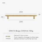 Ashmesa Brass & Cow Leather Handle
