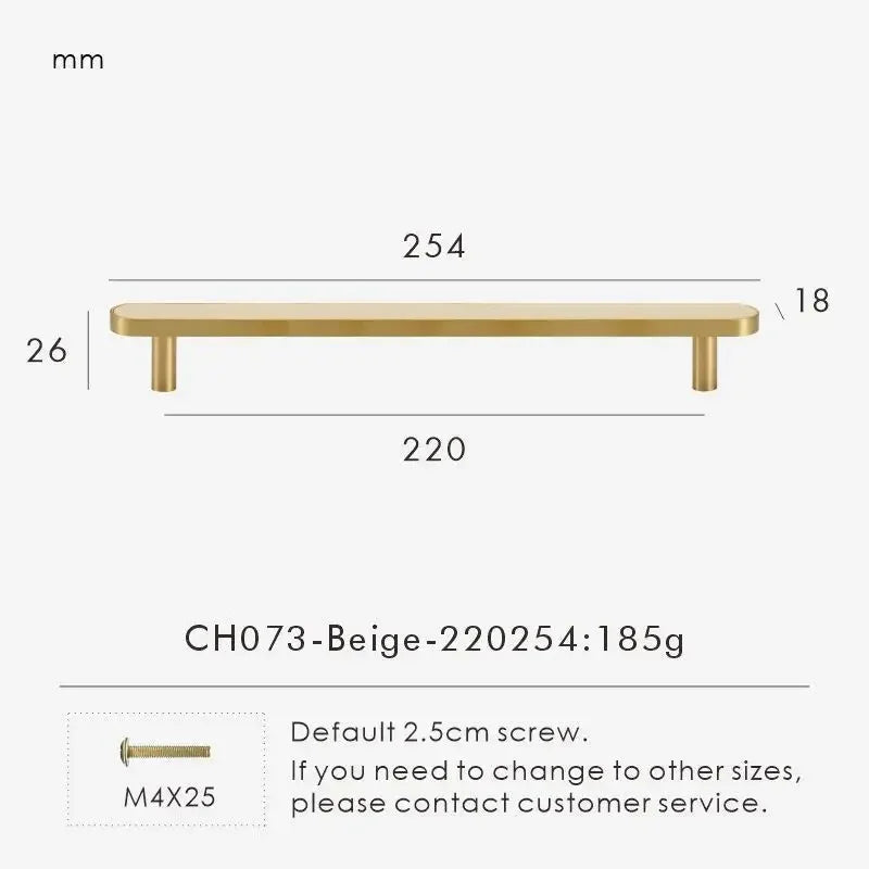 Ashmesa Brass & Cow Leather Handle