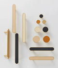 Ashmesa Brass & Cow Leather Handle