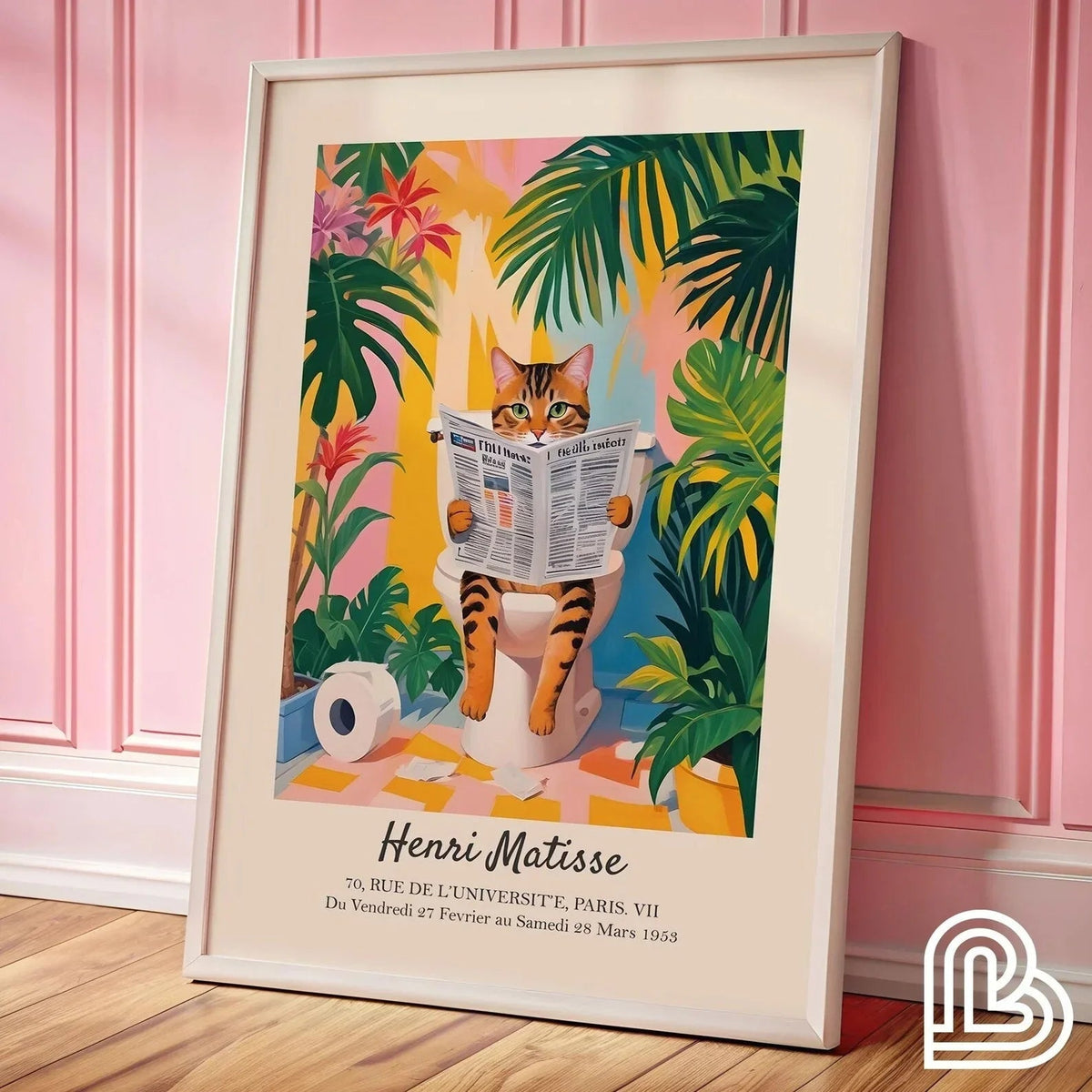 Ashndando Illustrated Canvas Poster