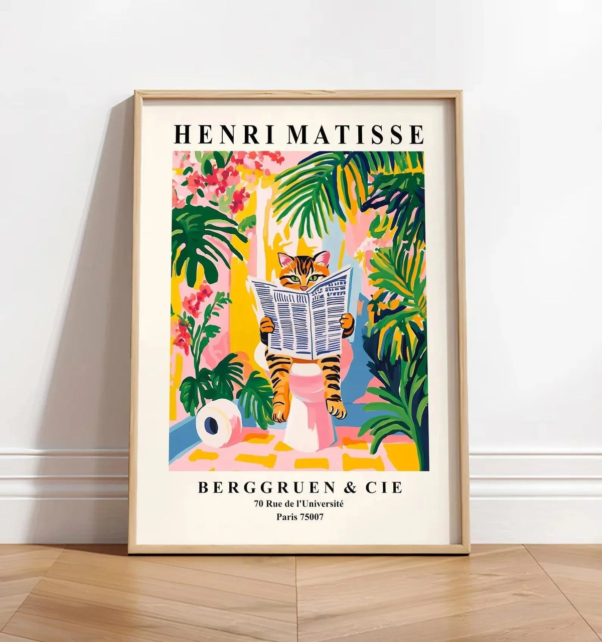 Ashndando Illustrated Canvas Poster