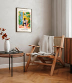 Ashndando Illustrated Canvas Poster