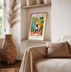 Ashndando Illustrated Canvas Poster