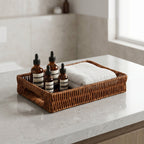 Basket Woven Natural Fiber Soft Textile | TheKanta