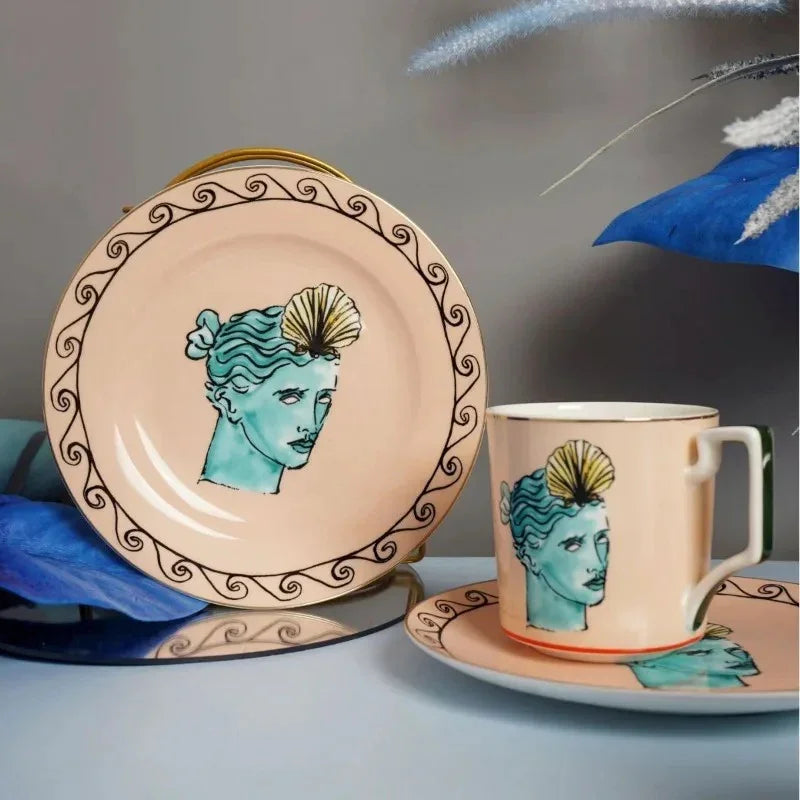 Belnanta Clay Greek Plates and Mugs