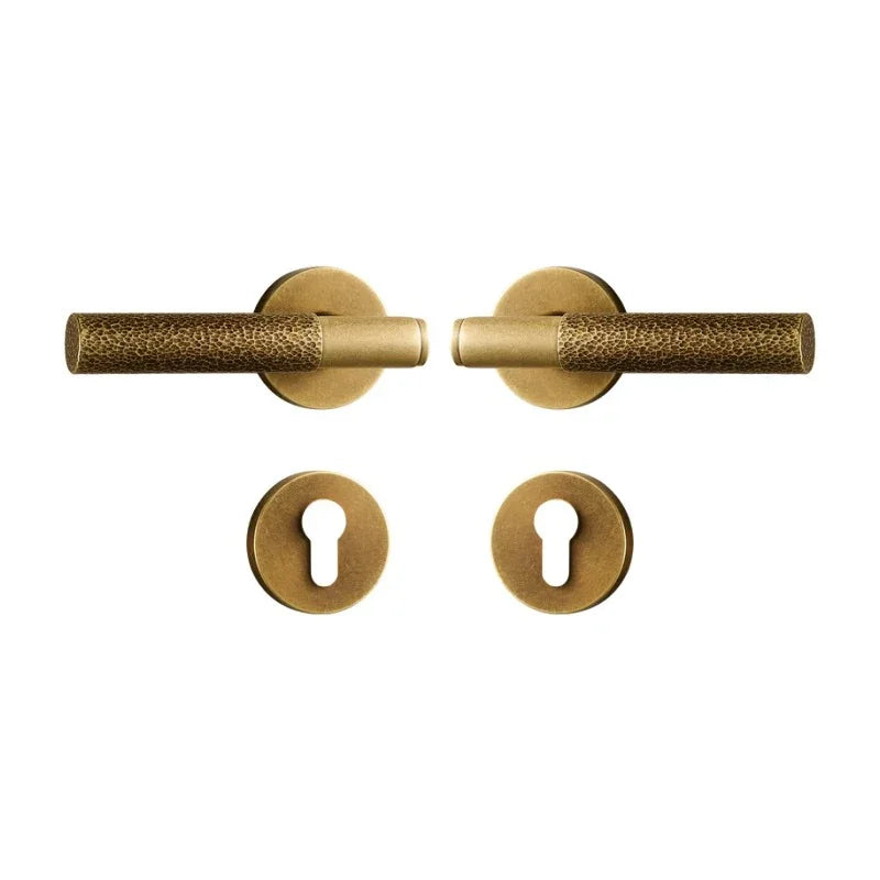 Belndora Brass Door Lock Set