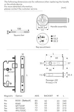Belndora Brass Door Lock Set