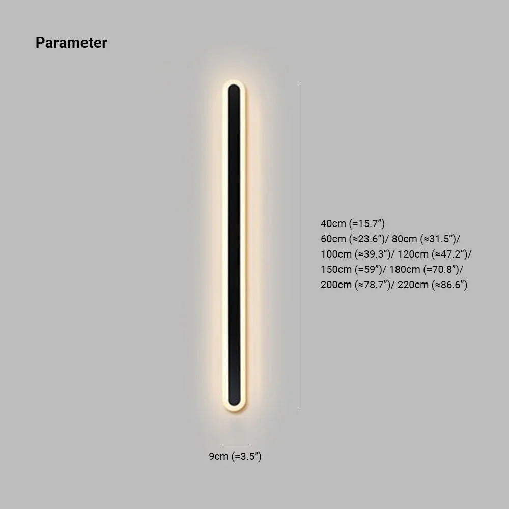 Beltanta Linear Outdoor Wall Lamp