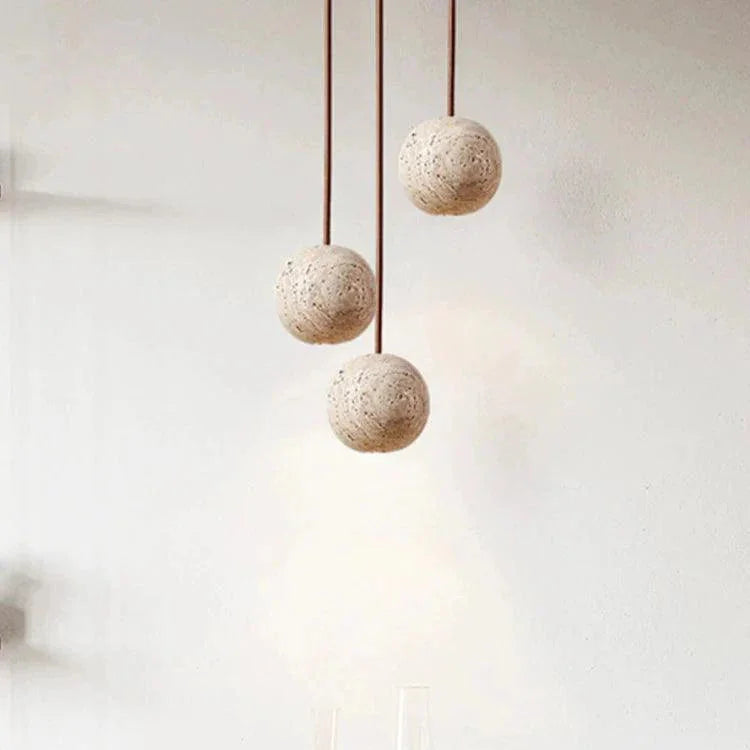Berbeda Travertine Pendant Lamp
