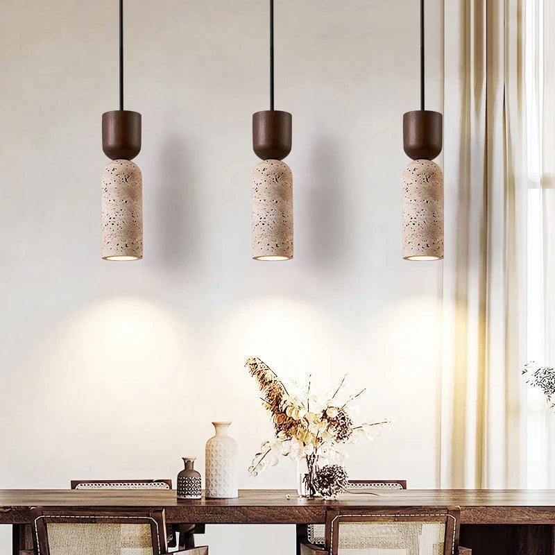 Bersira Travertine Pendant Lamp