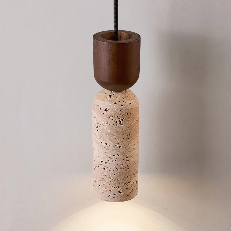 Bersira Travertine Pendant Lamp