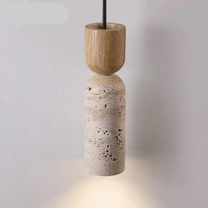 Bersira Travertine Pendant Lamp