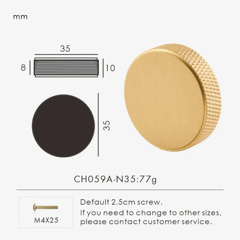 Berstita Brass Cabinet Knob