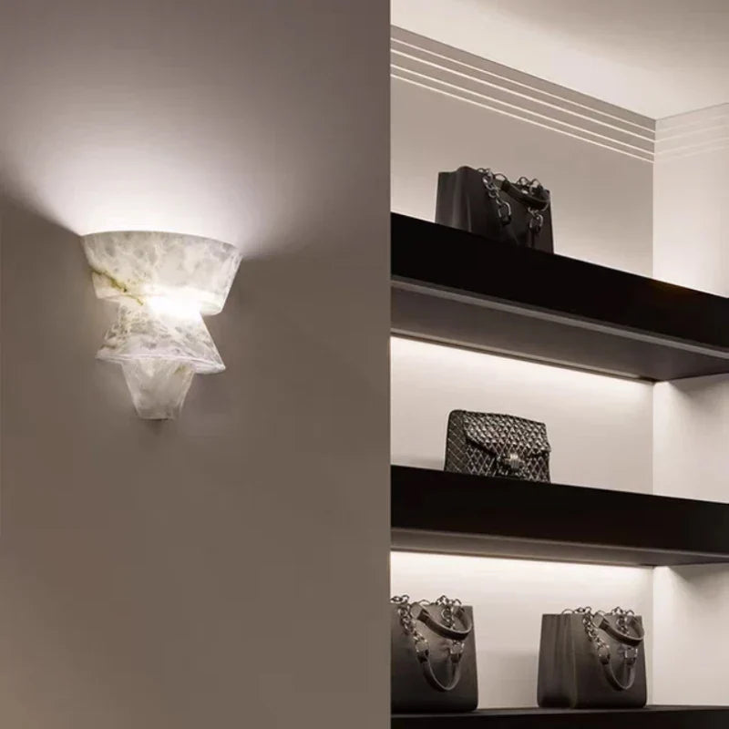 Bertando Marble Wall Light