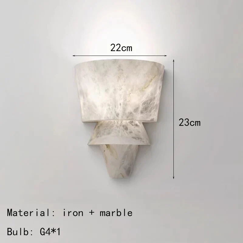 Bertando Marble Wall Light