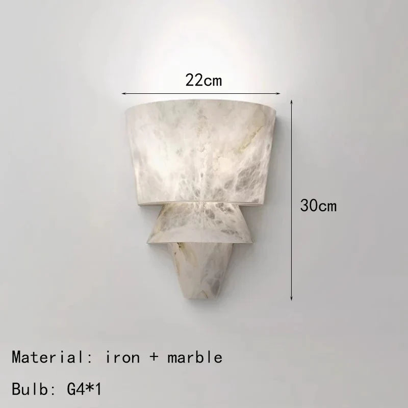 Bertando Marble Wall Light