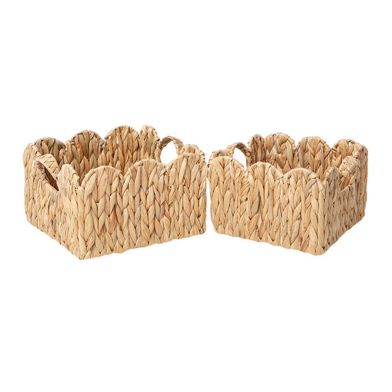 Braided Storage Basket with High Sides | TheKanta