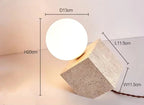 Bramford Travertine Table Lamp