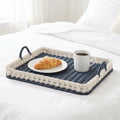 Breakfast Tray Woven Natural Fiber Soft Textile | TheKanta