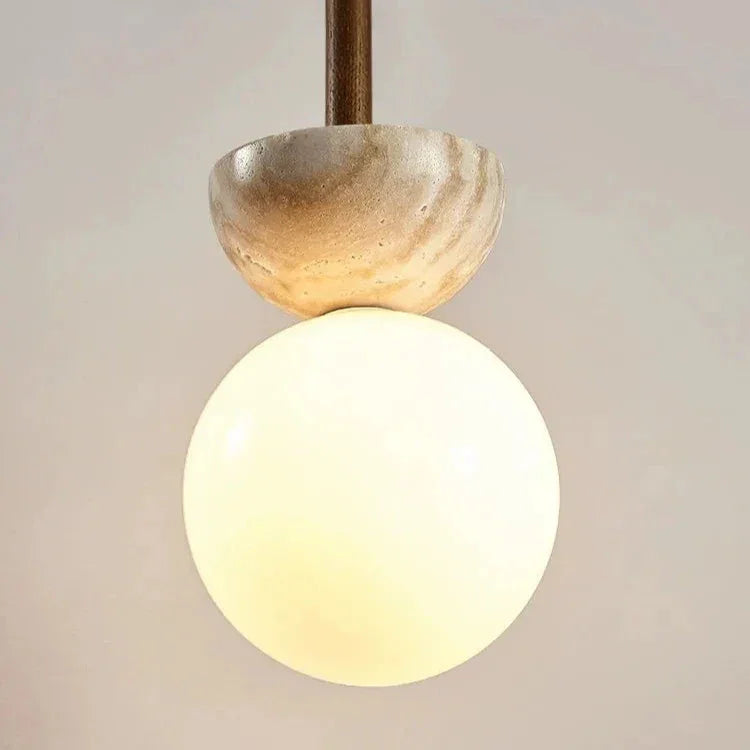 Brylisa Travertine Pendant Lamp