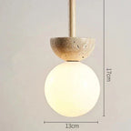 Brylisa Travertine Pendant Lamp