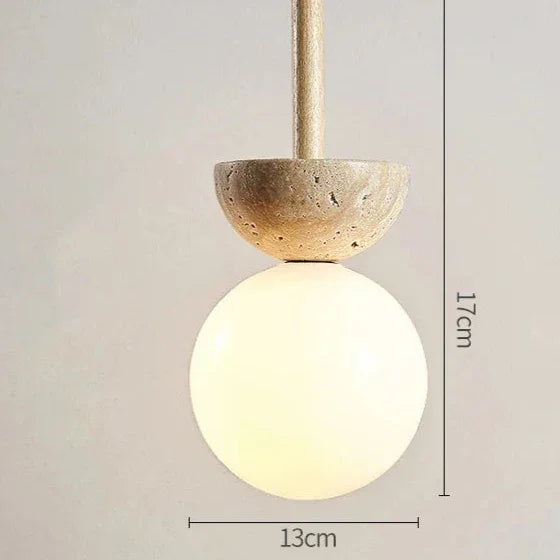 Brylisa Travertine Pendant Lamp