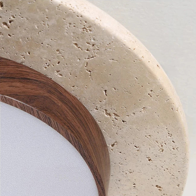 Brynosa Travertine Ceiling Lamp