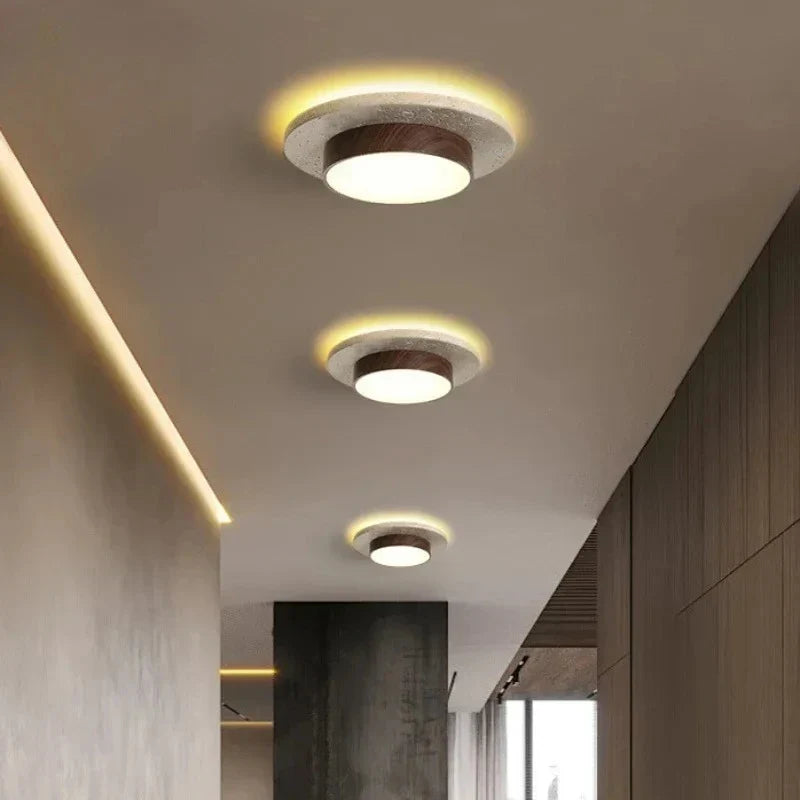 Brynosa Travertine Ceiling Lamp