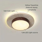 Brynosa Travertine Ceiling Lamp