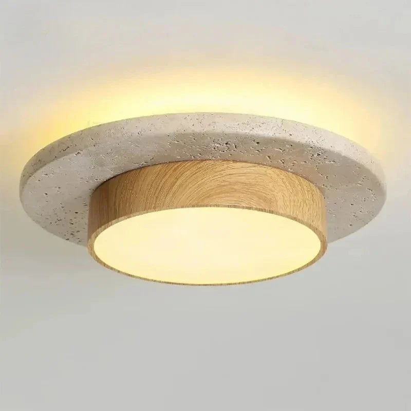 Brynosa Travertine Ceiling Lamp