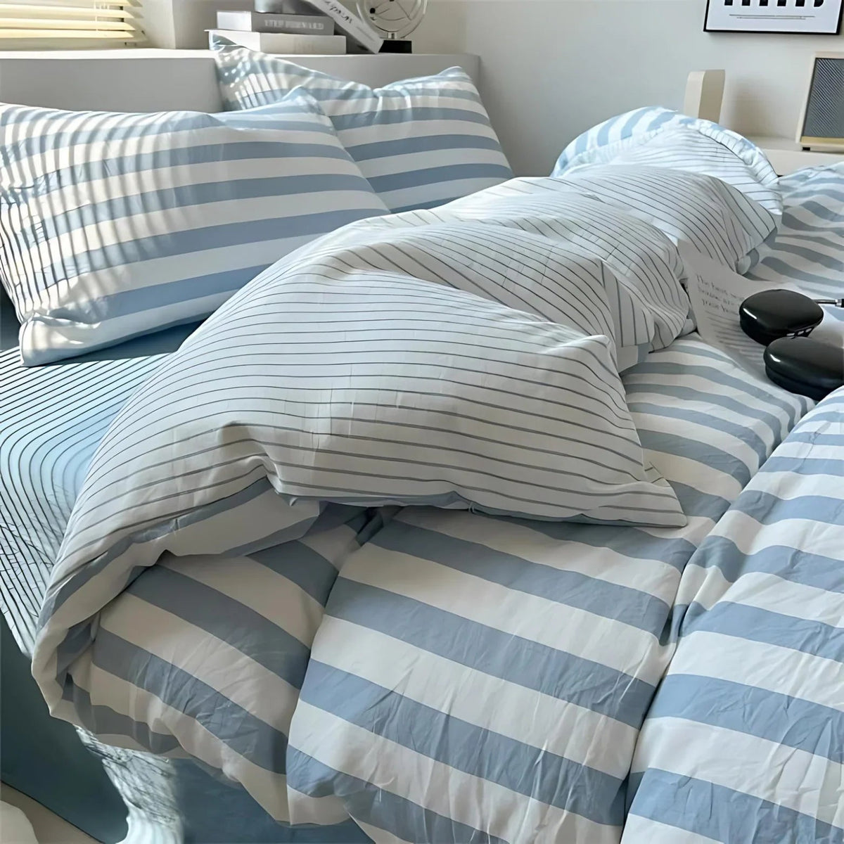 Brytona Striped Bedding Set
