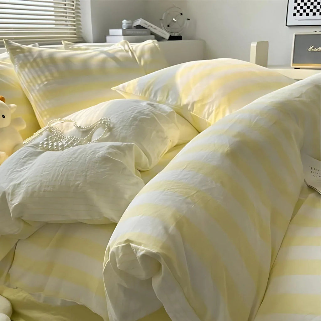 Brytona Striped Bedding Set