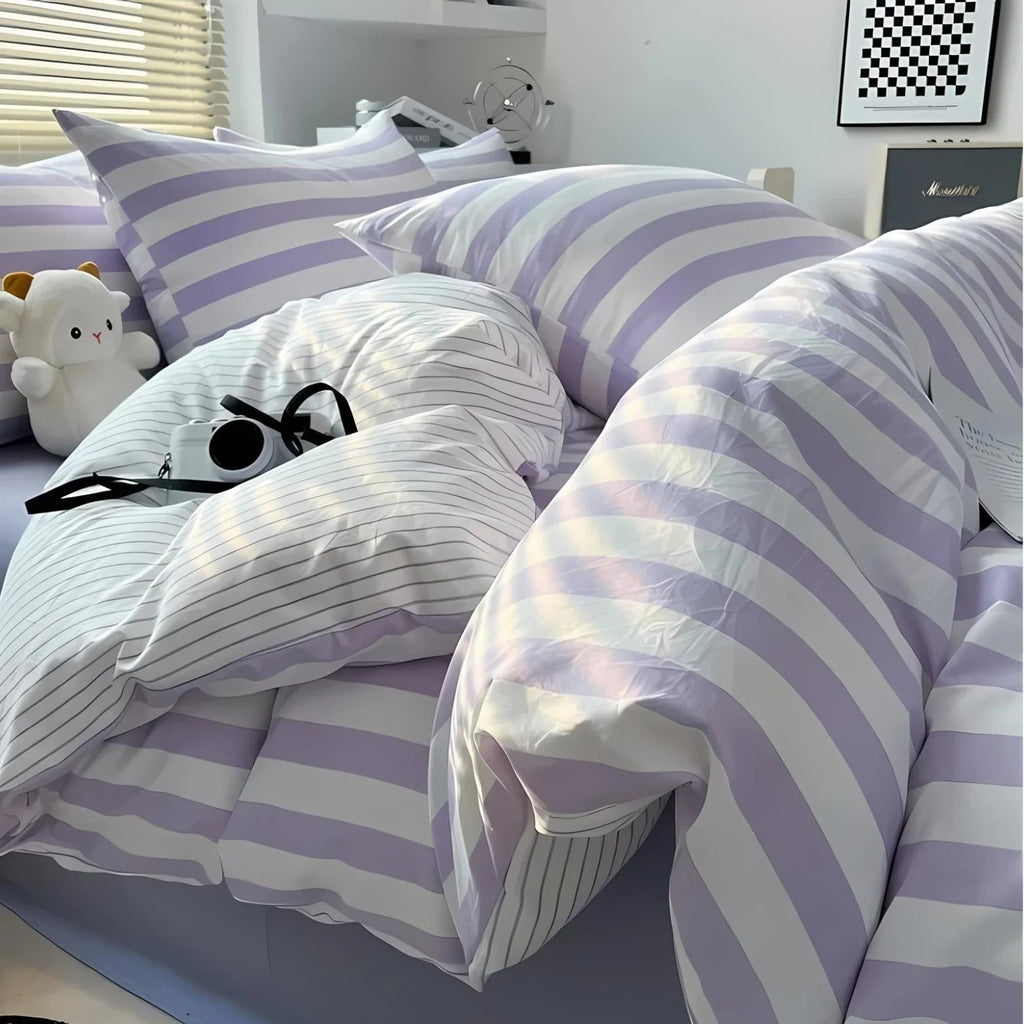 Brytona Striped Bedding Set
