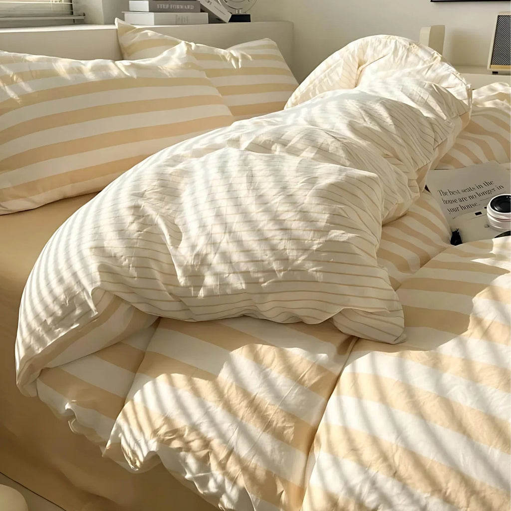 Brytona Striped Bedding Set